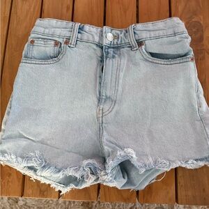 Light Blue Denim Women's Shorts